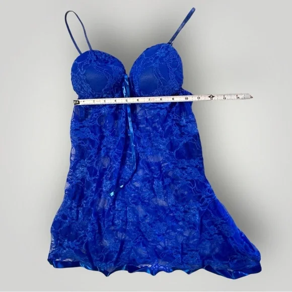 Lot/2 Hot Pink/Blue Lace Lingerie - Picture 3 of 16